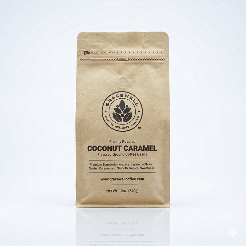 Coconut Caramel Flavored Coffee – Ecuadorian Medium Roast
