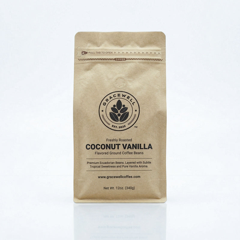 Coconut Vanilla Flavored Coffee – Ecuadorian Medium Roast